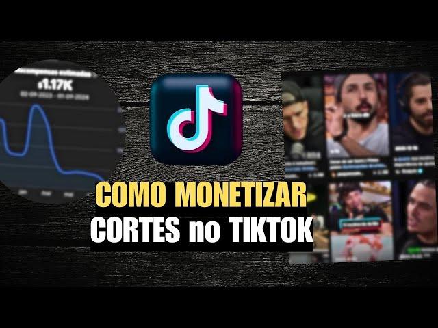 Como Monetizar Cortes no Tiktok?  Mostrei Quanto Rendeu meu Canal