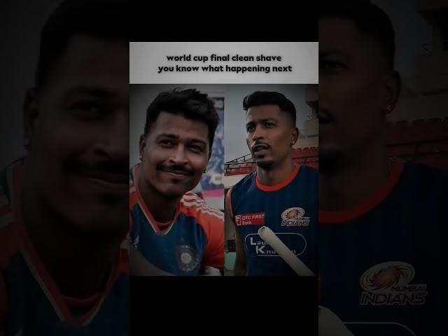 Hardik without beard  | DF CRIC EDITZZ |