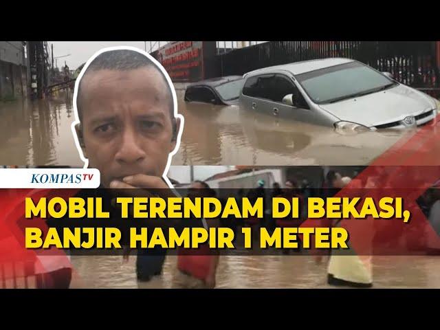 Mobil Terendam di Bekasi! Banjir Dekat Pondok Gede Permai Hampir 1 Meter