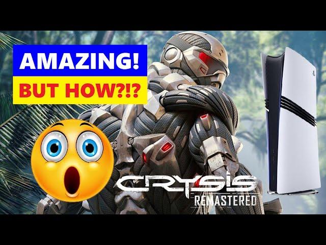 FINALLY! CRYSIS Remastered PS5 Pro Is Amazing But What Happened?