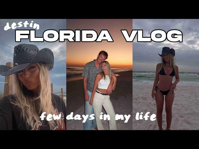 VLOG: few days in my life in Destin Florida | shelling, pensacola, beach days, what we got up to 