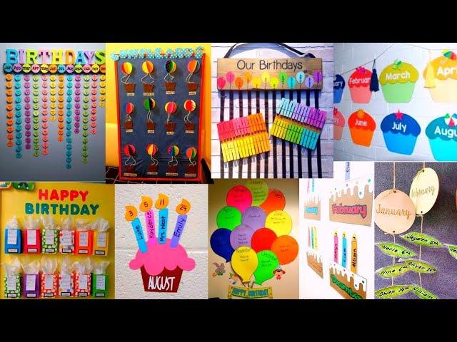 Birthday decoration ideas for classroom | Birthday corner decoration | Unique decoration ideas