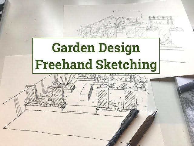 Garden Design Drawing - Sketching Designs by Hand