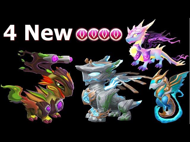 4 New Ancient Dragons | Ameyalpaz, Kshiji, Kedros and Charnaster Dragons | DML