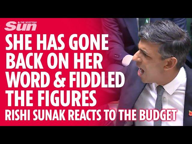 Rishi Sunak rips into Labour 'fiddling the figures' over 'misleading' Budget