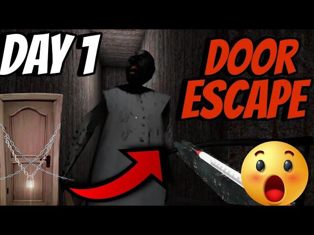 GRANNY DOOR ESCAPE | HARD MODE | ZERO DEATHS | #granny #grannygameplay #grannytipsandtricks #viral