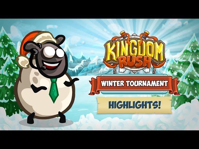 ️ Kingdom Rush Winter Tournament ️ Challenge Highlights!