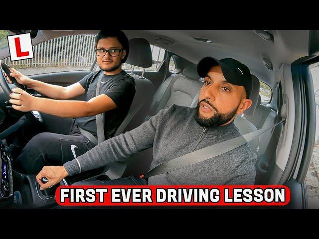 Learning To Drive - His FIRST EVER Driving Lesson! | Josh Lesson 1