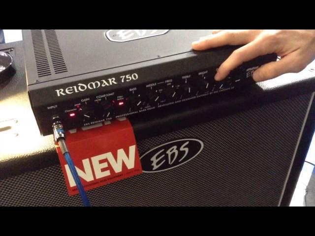 MusikMesse 2015: EBS Black Label Pedals and Reidmar 750 Bass Amp