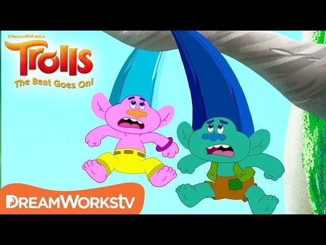 Branch & Creek’s Big Tangled Mess | TROLLS: THE BEAT GOES ON!