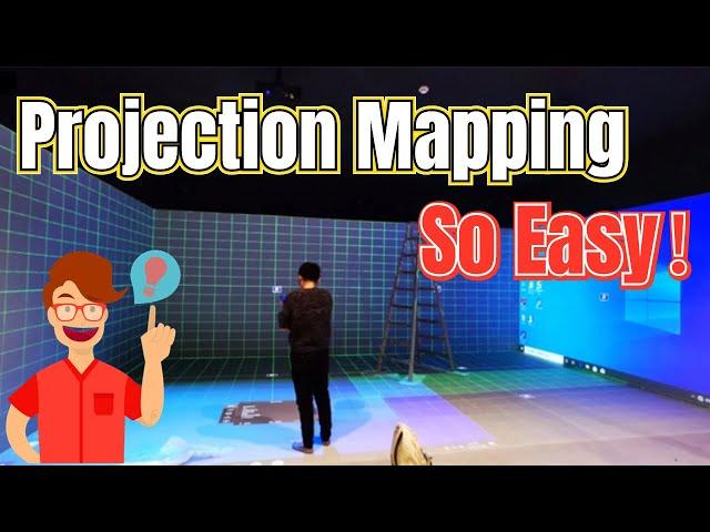 How to use projection mapping software to create an immersive room?