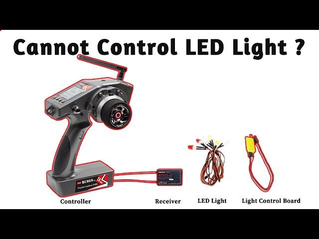 How to Switch ON/OFF the LED light with RadioLink RC6GS V3/RC6GS V2//RC6GS/RC4GS V3/RC4GS V2/RC4GS