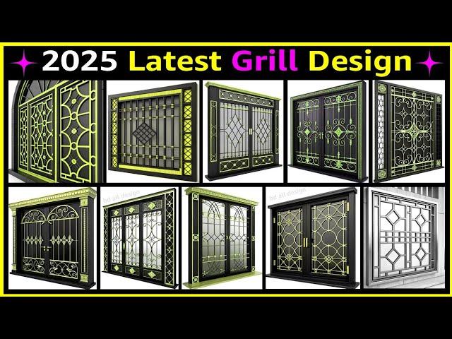 Latest grill design for balcony | 2025 Latest grill design | Iron Grill door design for home