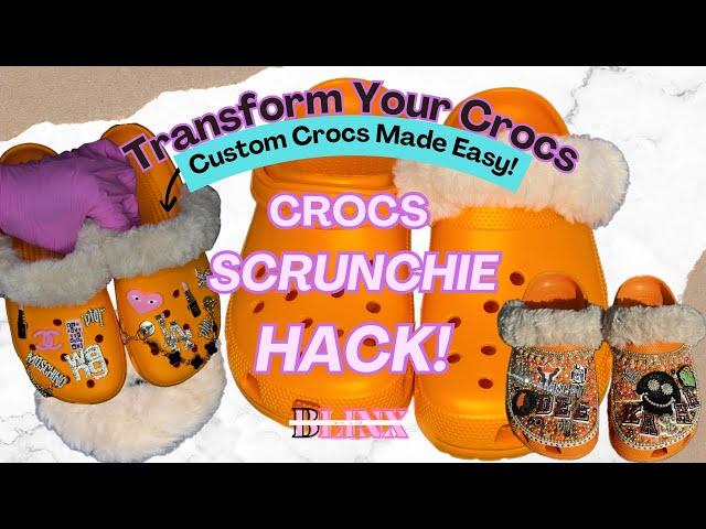 Level Up Your Crocs in 5 Minutes with this Scrunchie Strap Hack!