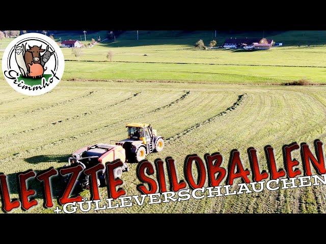 FarmVLOG#306 - Gülleverschlauchen und letzte Siloballen