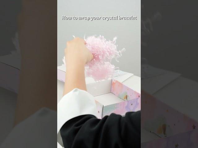 Packing the Enchanting Crystal Bracelet.#crystalbracelet #bracelet #crystallove #packing