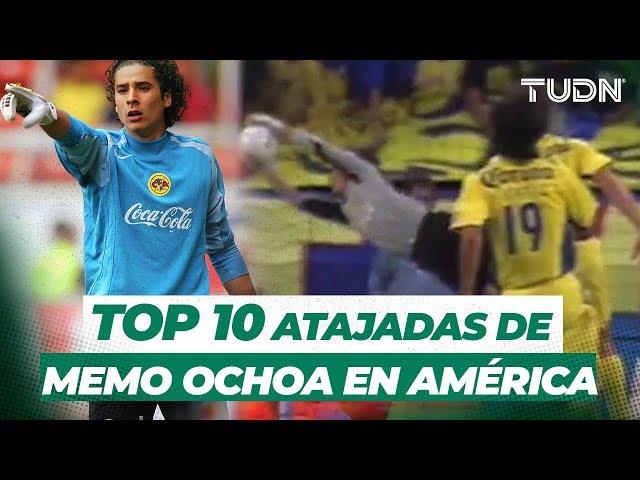 Diez atajadas de Memo Ochoa con América