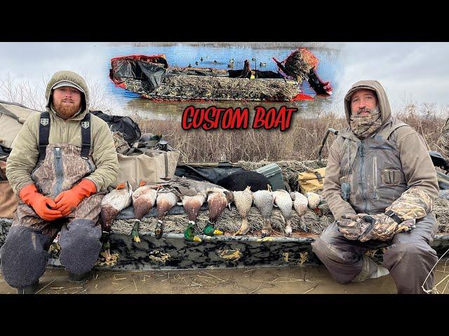 EPIC Custom Duck Boat Build | Smart Weed Lake Duck Hunt