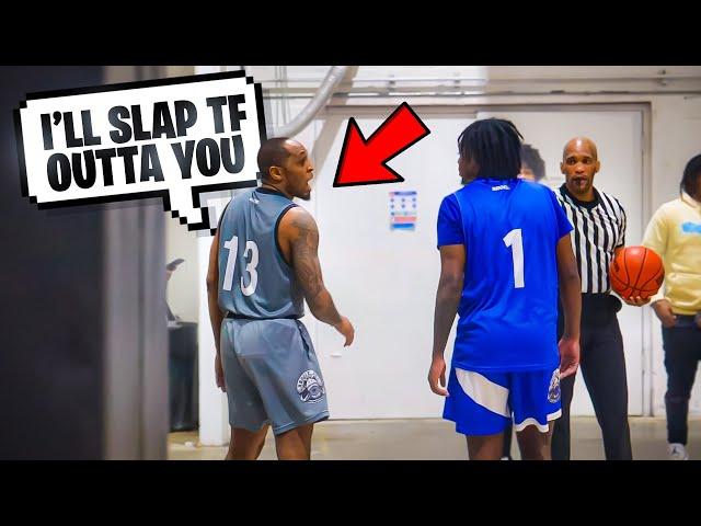 “I’LL SLAP TF OUT OF YOU!” Things Get EXTREMELY HEATED In Mens League Game!