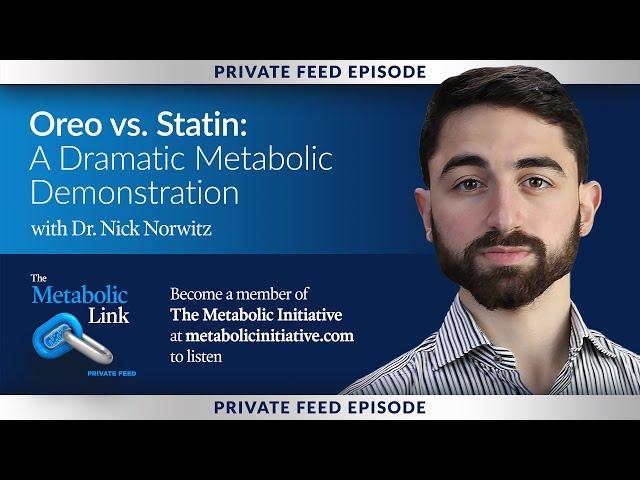 Oreo vs. Statin: A Dramatic Metabolic Demonstration with Nick Norwitz, PhD