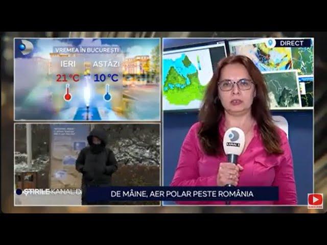 Stirile Kanal D - Val de aer polar peste Romania! | Editie de seara