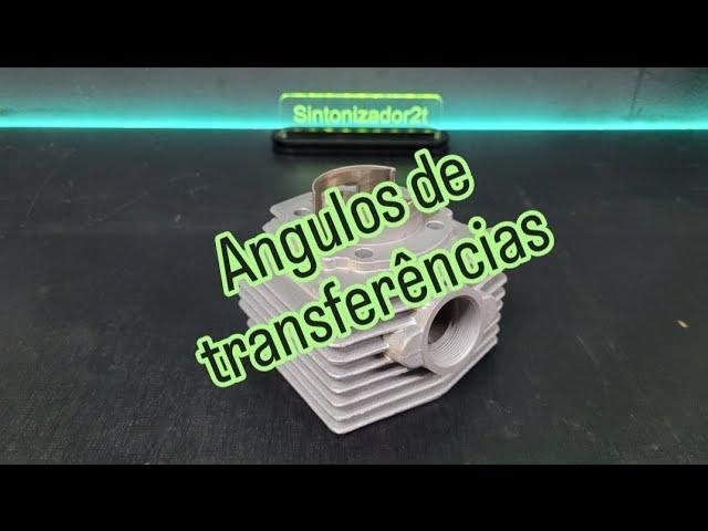 Saiba por que você não consegue ganhar potência no seu motor dois tempos - ângulo de transferência