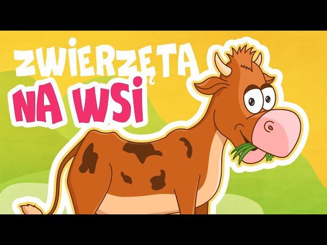 Zwierzęta dla dzieci na wsi - Odgłosy zwierząt - bajki dla dzieci