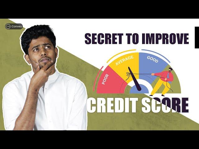 Improve CREDIT Score | How to Increase Credit Score Fast With These 2 Tricks | CIBIL Score Badhaye