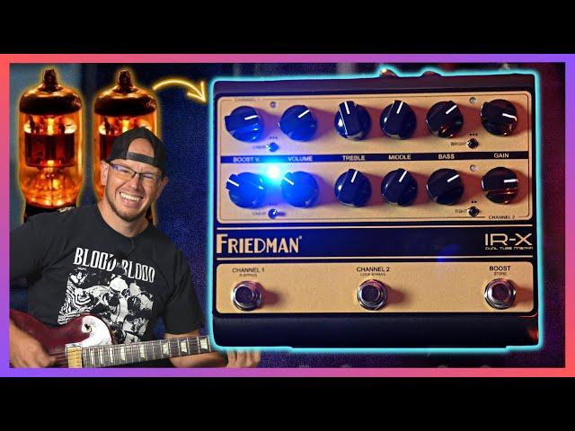 A TRUE tube preamp that fits on your pedalboard! - Friedman IR-X Dual 12ax7 Preamp Pedal w/ IR Load