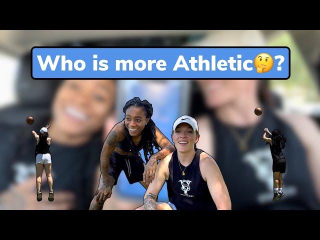 Who Is More Athletic? | Couples Challenge | Bacall & Diamond | **INTENSE**