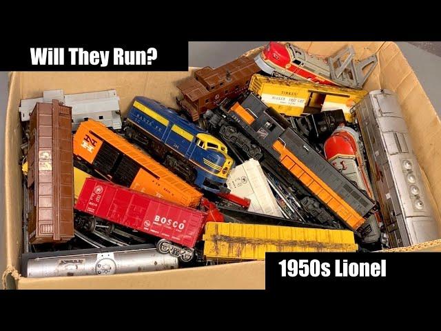 Huge 1950s Lionel Train Collection Unboxing - Hasn't Run in 50 Years!