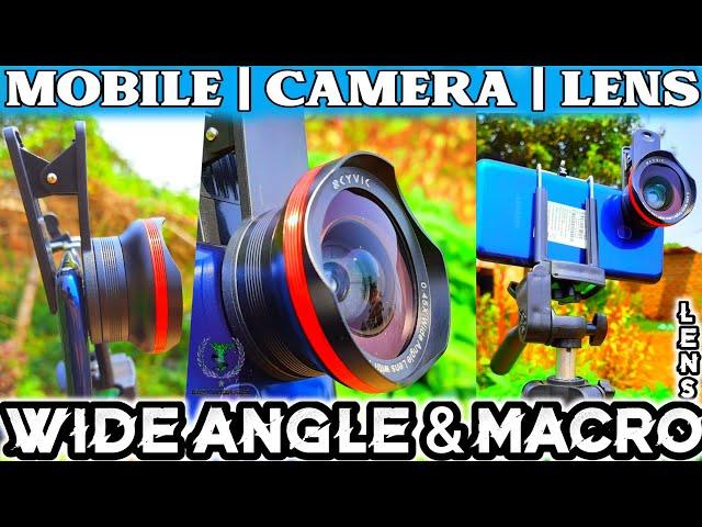 Wide Angle Lens and Macro Lens | Mobile Lens for Photography and Videography | SKYVIK | From India