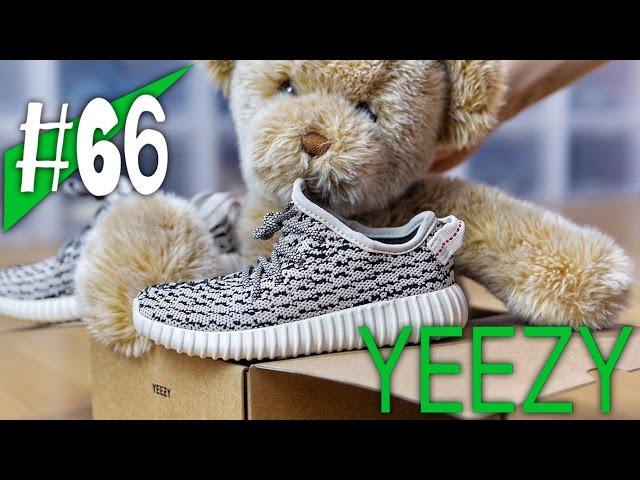 #66 - adidas YEEZY BOOST 350 Infant "turtle dove"  - unboxing / on feet - sneakerkult