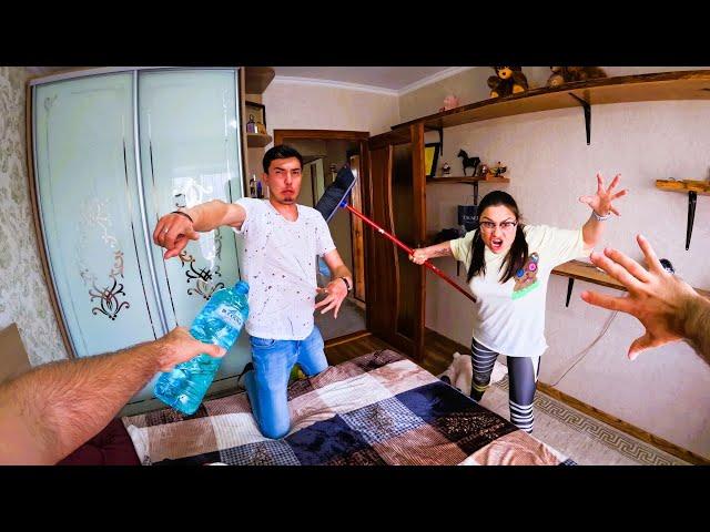 WE MADE MOM ANGRY AND RAN AWAY (Epic Parkour POV Chase) ​#funny #prank #parkour #brother  #action