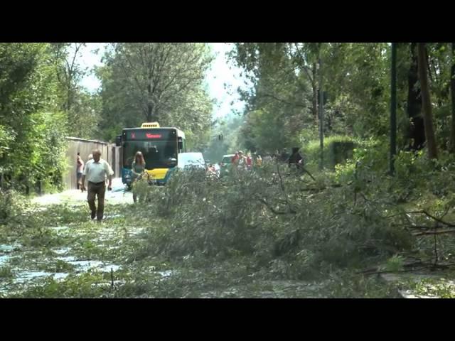 Unwetter in Stadt und Landkreis Rosenheim (Rosenheim und Riedering)