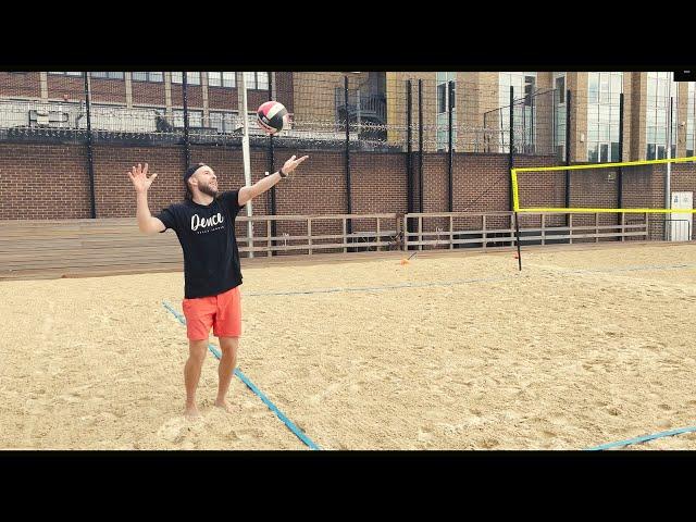 How to set up the beach volleyball court