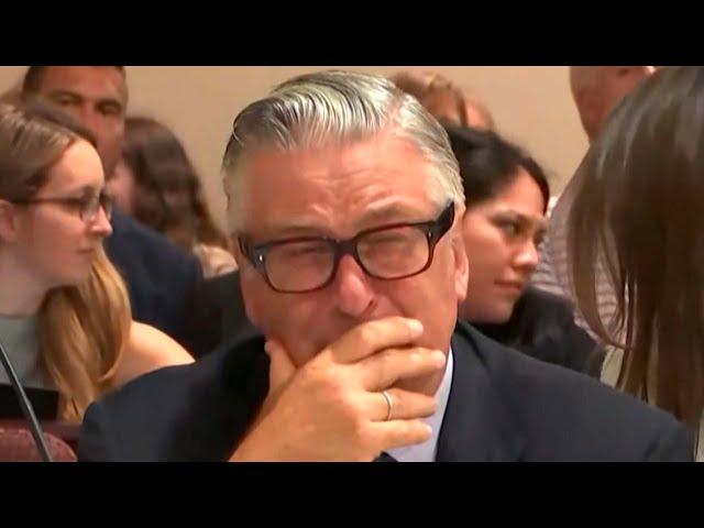 Alec Baldwin Cries as Manslaughter Trial Is Dismissed