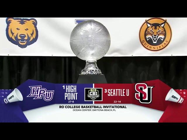 NCAAM 2024.03.27 CBI Championship - (3) Seattle U vs (1) High Point