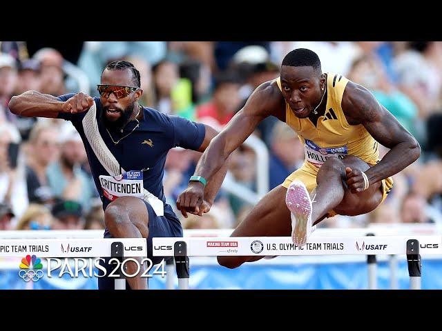 Grant Holloway posts FOURTH-FASTEST 110m hurdles EVER to earn second Paris berth | NBC Sports