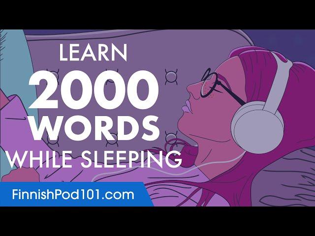 Finnish Conversation: Learn while you Sleep with 2000 words