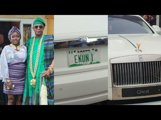 Elegant Arrival Oba Oniba Ekun JAFO AUTHORITY@his Daughter'sWedding Introduction,Princess Baraka Raj