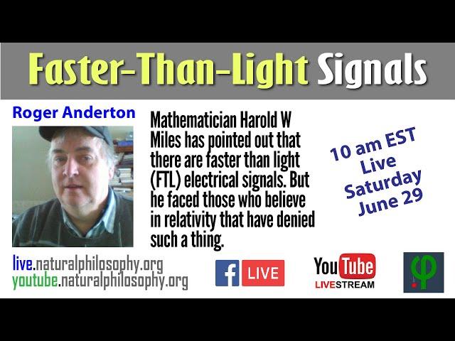 Faster-Than-Light Signals with Roger Anderton