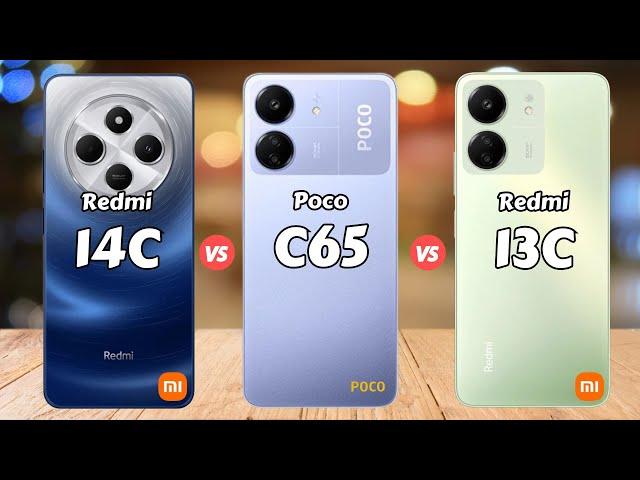 Redmi 14C vs Poco C65 vs Redmi 13C