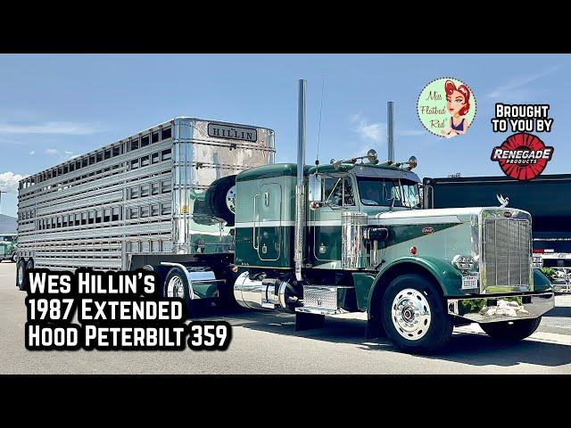 Wes Hillin’s 1987 Extended Hood Peterbilt 359 Truck Tour