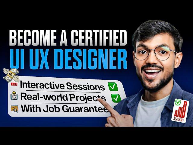 How to Become a Certified UI UX Designer with Job Guarantee!