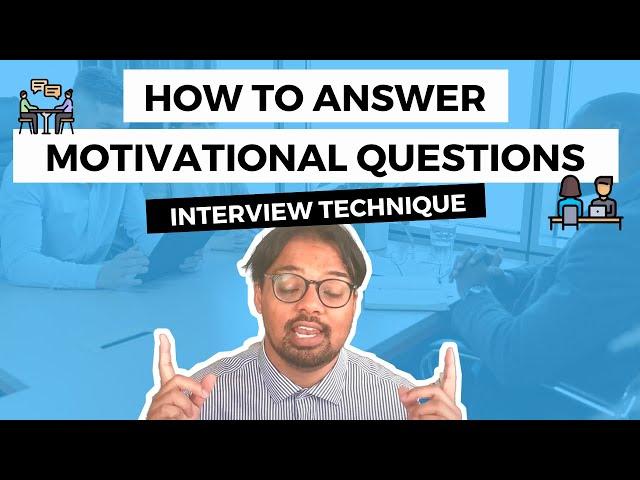 How To Answer Motivational Questions Interview Technique | Job Ready English