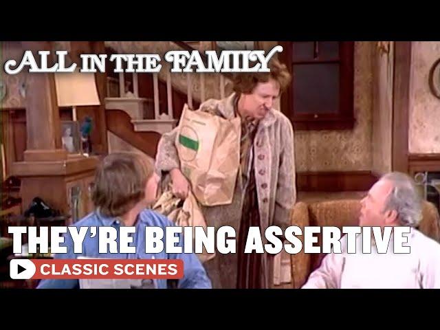 Edith And Mike Stand Up To Archie | All In The Family