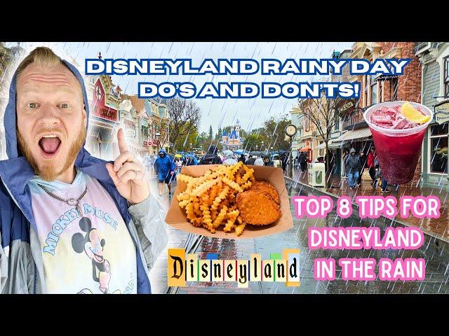 Disneyland In the RAIN Top 8 TIPS | Do's & Don'ts For Handling a Rainy Day at Disney! Your Guide