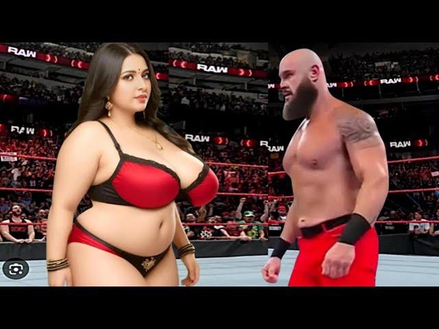 Braun Strowman vs Rubina    WWE Night Of Champions Match