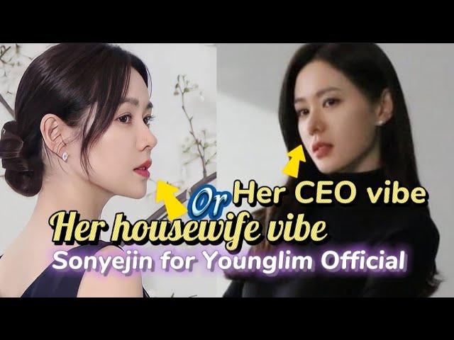 Sonyejin for Younglim Official! Her CEO vibe or Housewife vibe? Which one do you preferred?